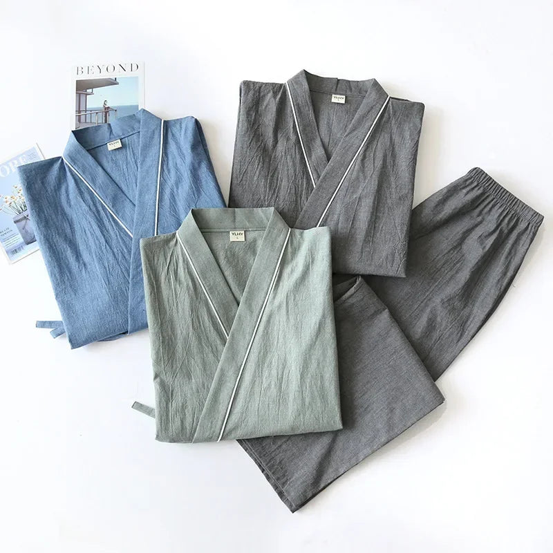 Pyjama Homme en Coton Confortable