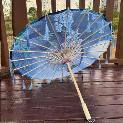Ombrelle décorative en bambou et papier huilé