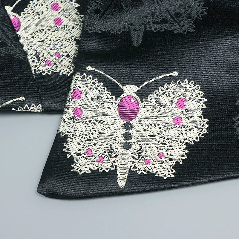 Ceinture Kimono Femme en Satin - Style Décontracté et Imprimé