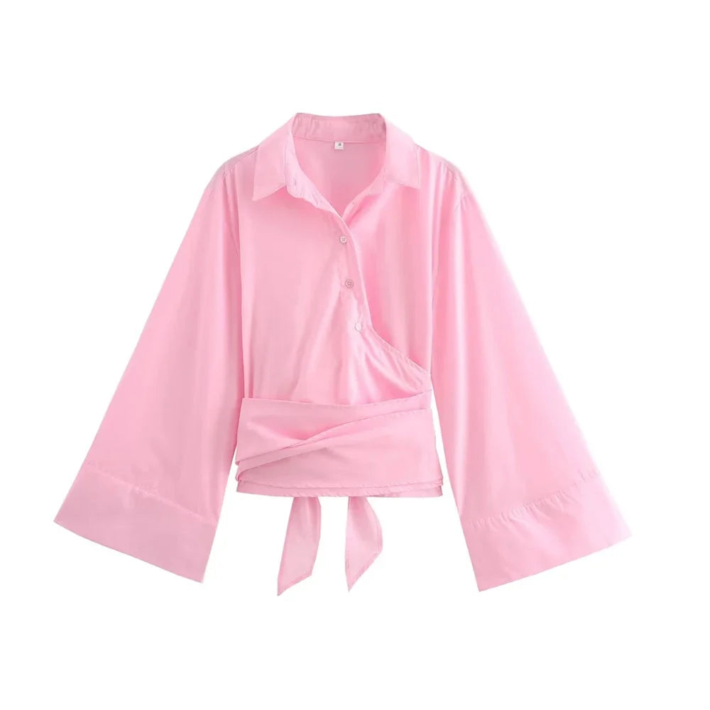 Kimono Chemise Femme Longue Manches, Style Casual Chic