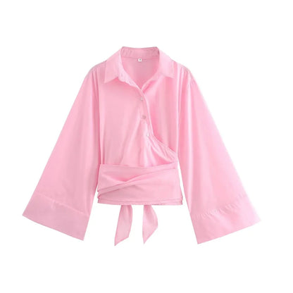 Kimono Chemise Femme Longue Manches, Style Casual Chic