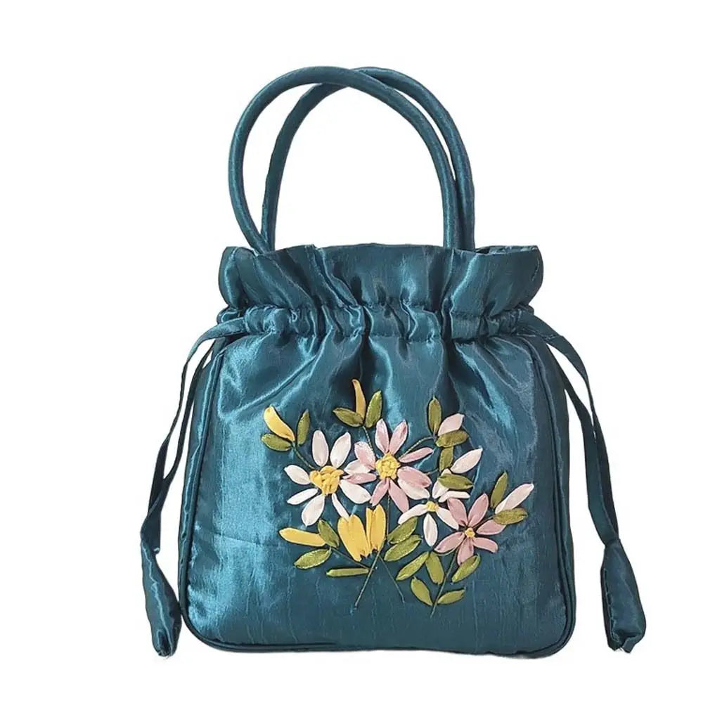 Sac à Main "Bourse Traditionnelle" Femme - Brodé Floral