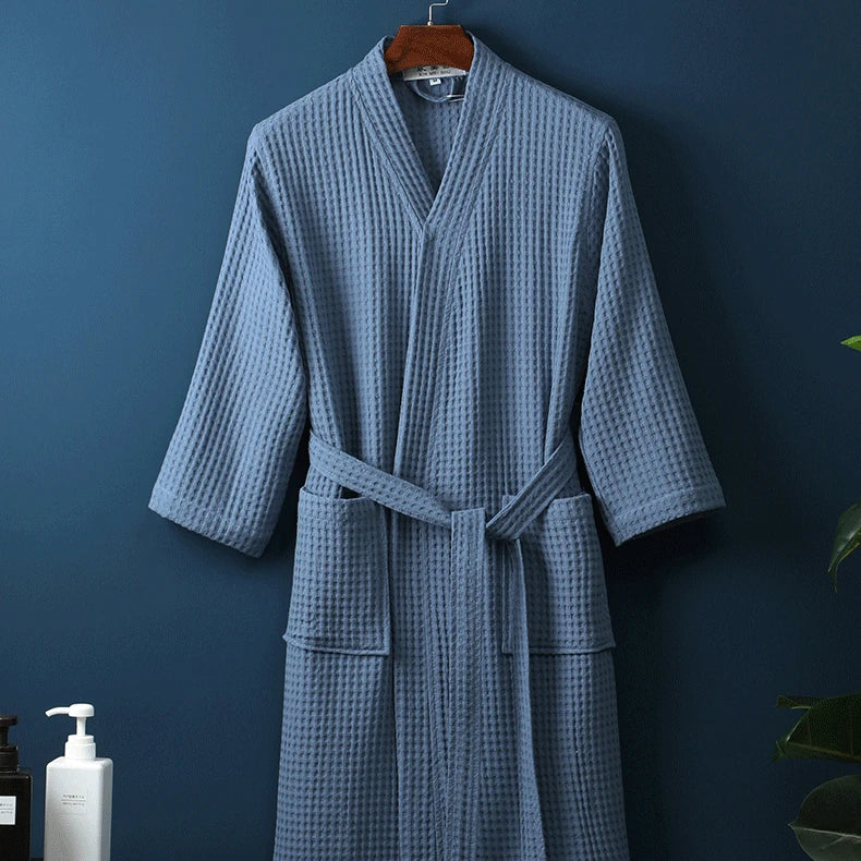 Kimono Peignoir Confortable en Coton