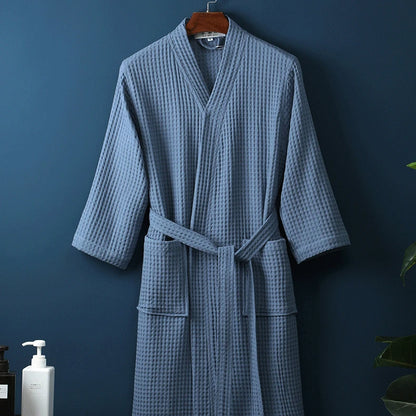 Kimono Peignoir Confortable en Coton