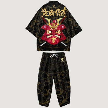 Ensemble Kimono Homme Motif Japonais