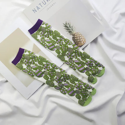 Chaussettes Femme Style Japonais Motif Cartoon