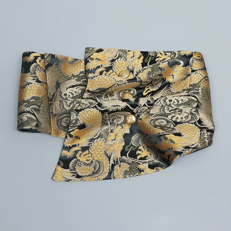 Ceinture Kimono Femme en Satin - Style Décontracté et Imprimé