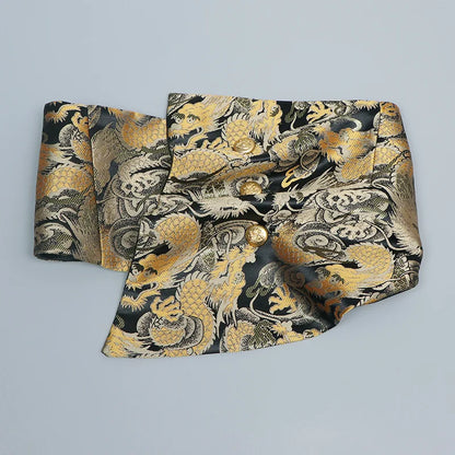 Ceinture Kimono Femme en Satin - Style Décontracté et Imprimé