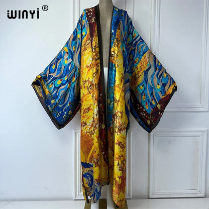 Kimono Long Bohème Imprimé