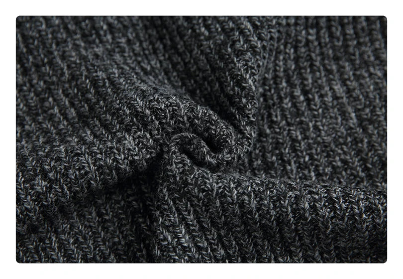 Cardigan Homme V-Neck Ceinturé Casual Automne/Hiver