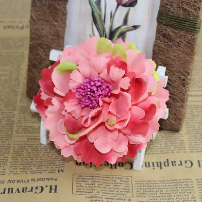 Pince à Cheveux Fleur Rose Satinée pour Femme - Accessoire Élégant