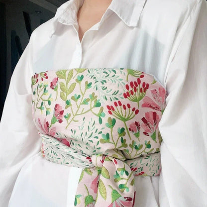 Ceinture Kimono Fleurie pour Femme - Style Mode & Confort