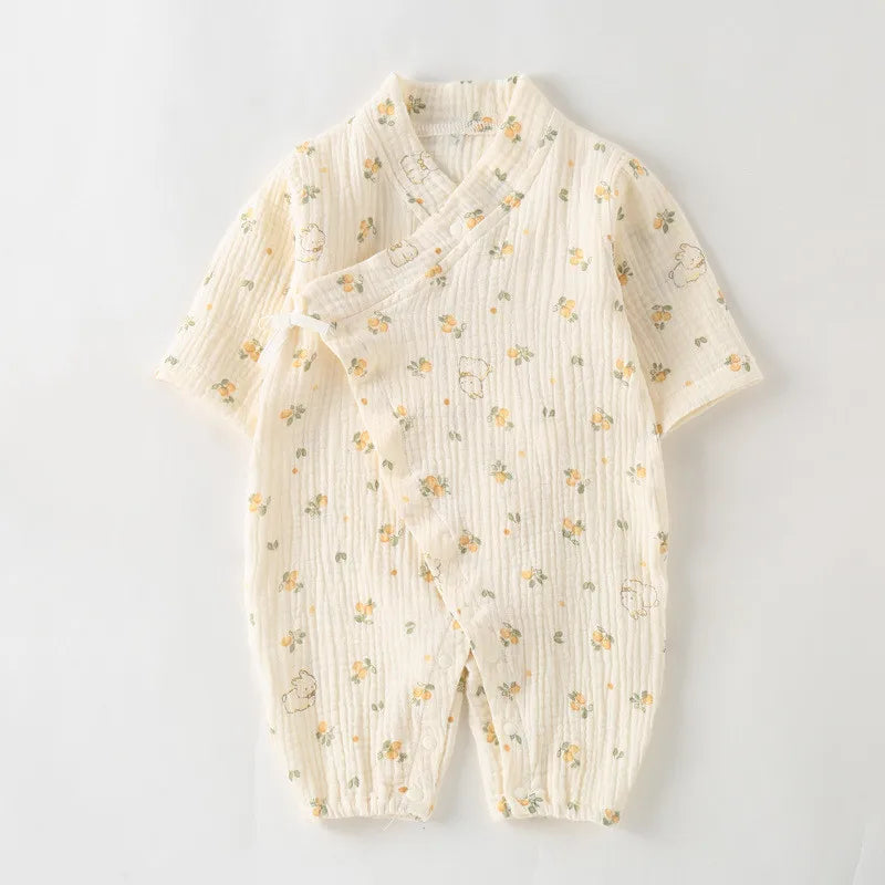 Barboteuse Bébé 100% Coton - Confort & Style pour Été