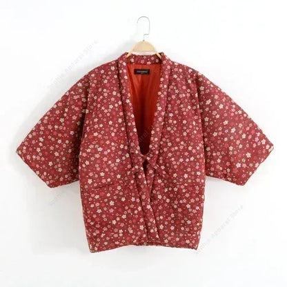 Kimono Veste Long Femme Coton