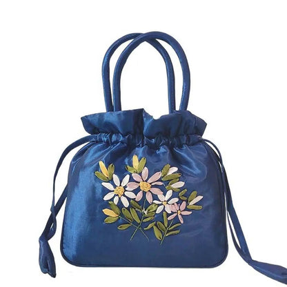 Sac à Main "Bourse Traditionnelle" Femme - Brodé Floral