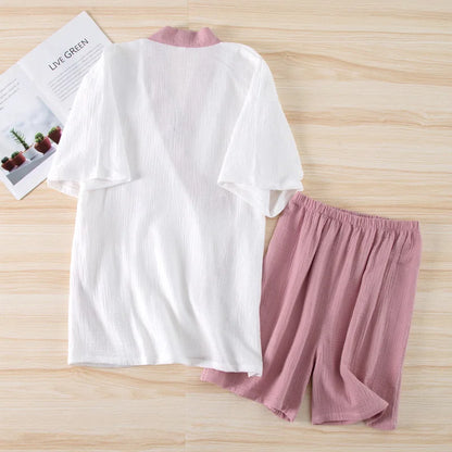 Pyjama Court Femme Coton