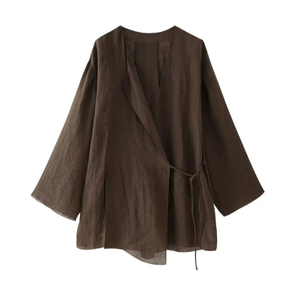 Ensemble Kimono et Pantalon Large Femme - Style Décontracté