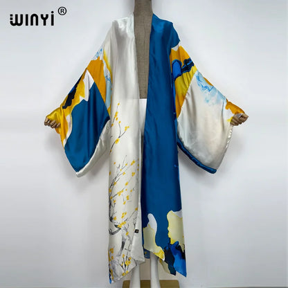 Kimono Long Imprimé Style Bohème
