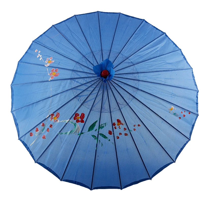 Ombrelle Pliante en Soie Style Japonais