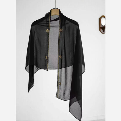 Ensemble Abaya Longue Femme avec Foulard - Chic et Léger