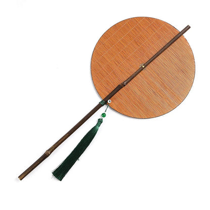 Éventail Pliable en Bambou - Style Rétro pour Fête et Décoration