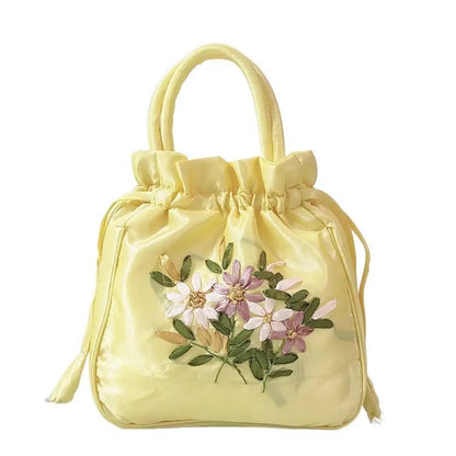 Sac à Main "Bourse Traditionnelle" Femme - Brodé Floral