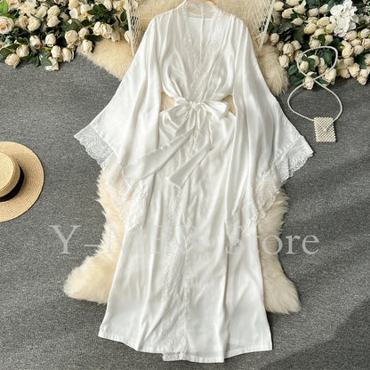 Kimono Long Satin Femme - Élégant et Léger