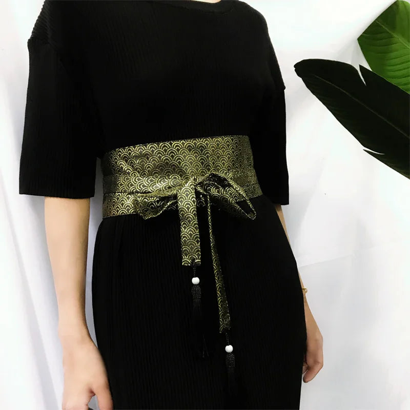 Ceinture Kimono Femme Traditionnelle - Largeur 10cm ou 15cm