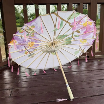 Ombrelle décorative en bambou et papier huilé