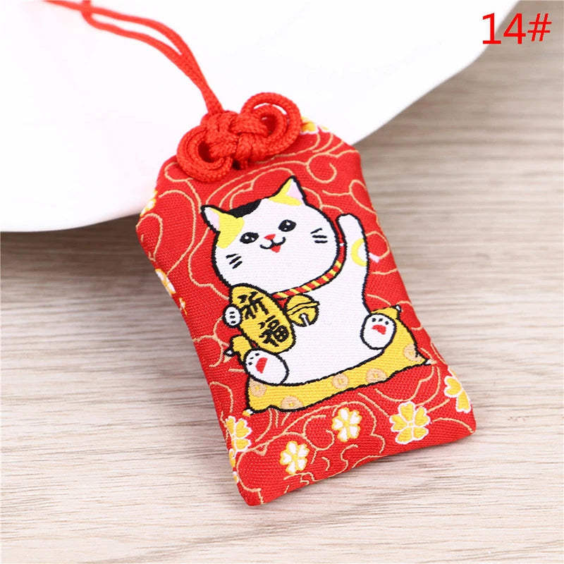 Pochette Porte-Bonheur Japonaise - Charme de Protection et Chance