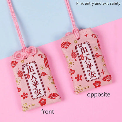 Pochette Porte-Bonheur Japonaise - Charme de Protection et Chance