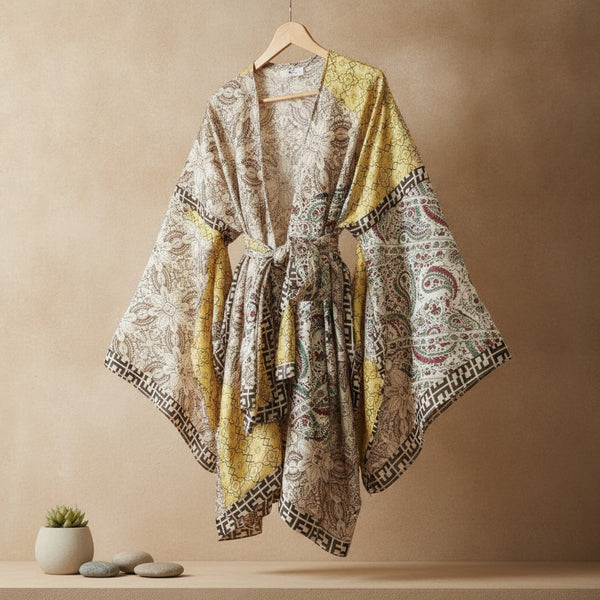Kimono Court Femme Style Africain Léger - Collection EYH_KAFTAN