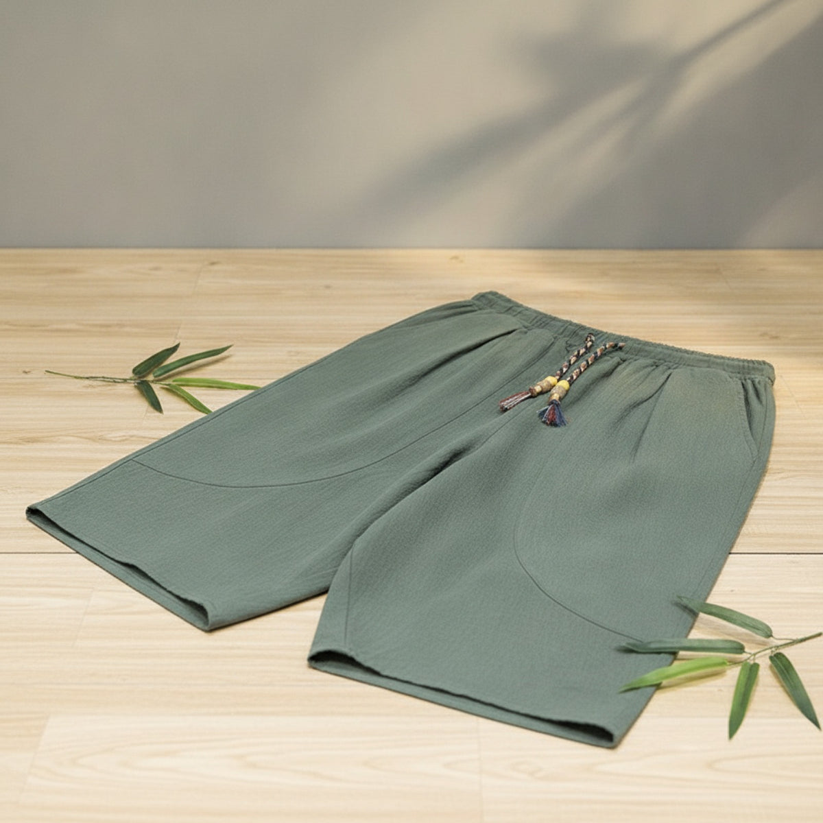 Short Homme Style Chinois Casual Printemps/Été