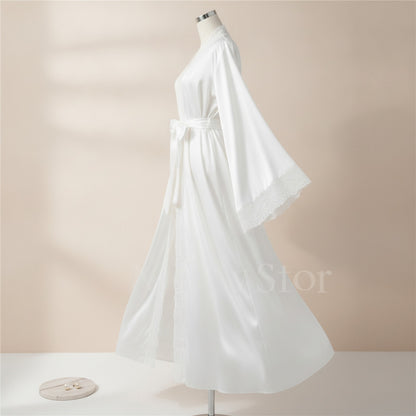 Kimono Long Satin Femme - Élégant et Léger