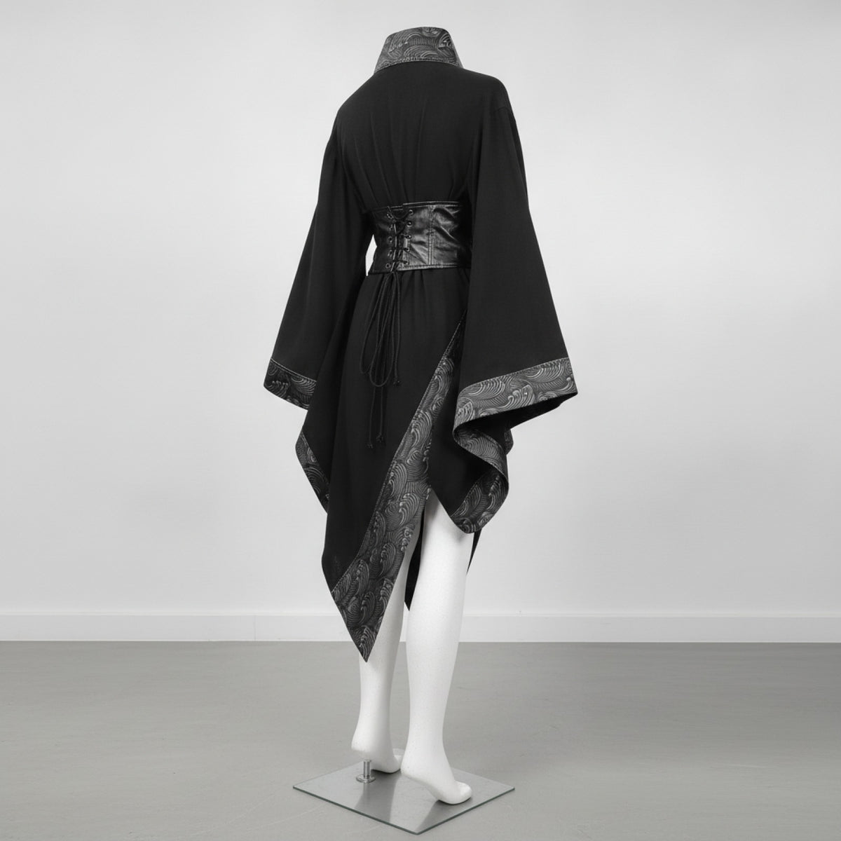 Kimono Asymétrique Punk Unisexe - Style Médiéval