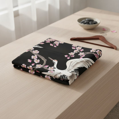 Kimono Court Polyester Motif Oiseau pour Homme et Femme