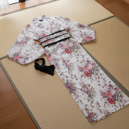 Kimono Traditionnel Femme en Coton et Polyester - Style Japonais Léger