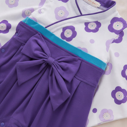 Ensemble Kimono et Pantalon Bébé Mixte Style Japonais Doux