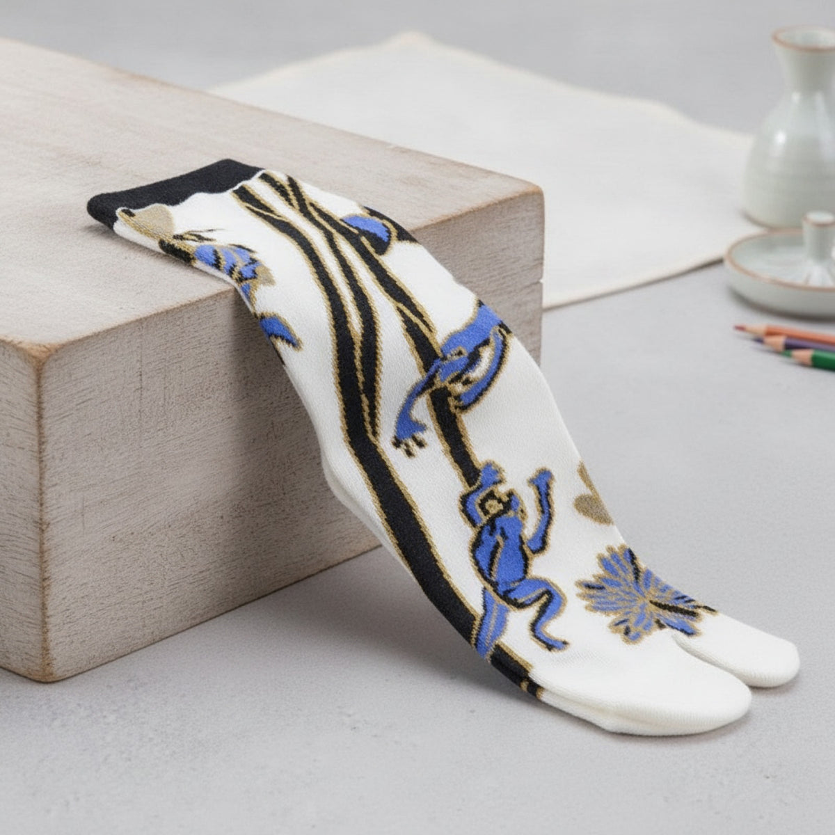 Chaussettes Femme Style Japonais Motif Cartoon Coton & Polyester