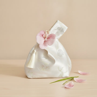 Sac Japonais Femme à Pompon Fleur - Style Coréen Polyvalent