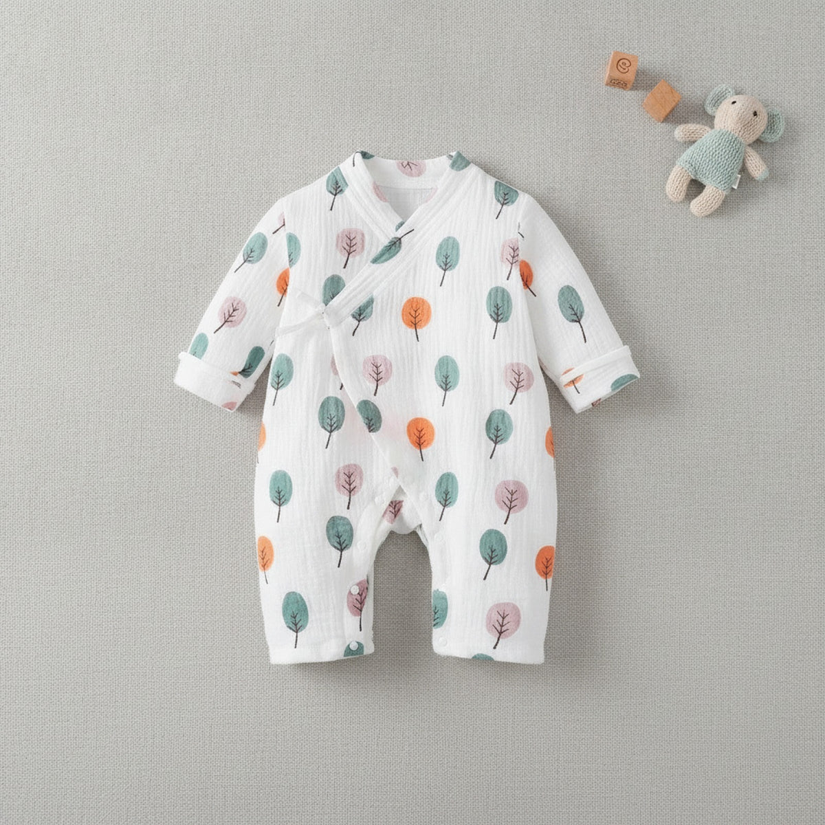 Barboteuse Bébé Mixte en Coton : Confort et Style pour l'Été