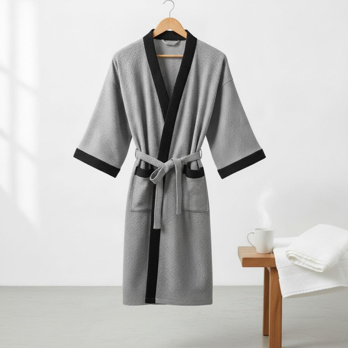 Kimono Peignoir Homme & Femme en Coton Doux et Confortable