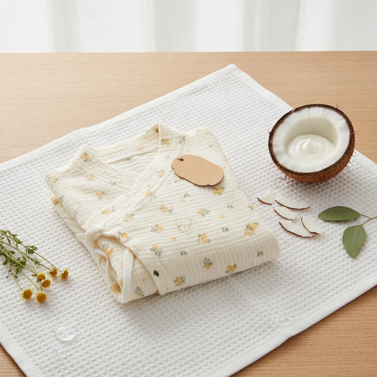 Barboteuse Bébé en Coton – Combinaison Légère Unisexe 0-24 Mois