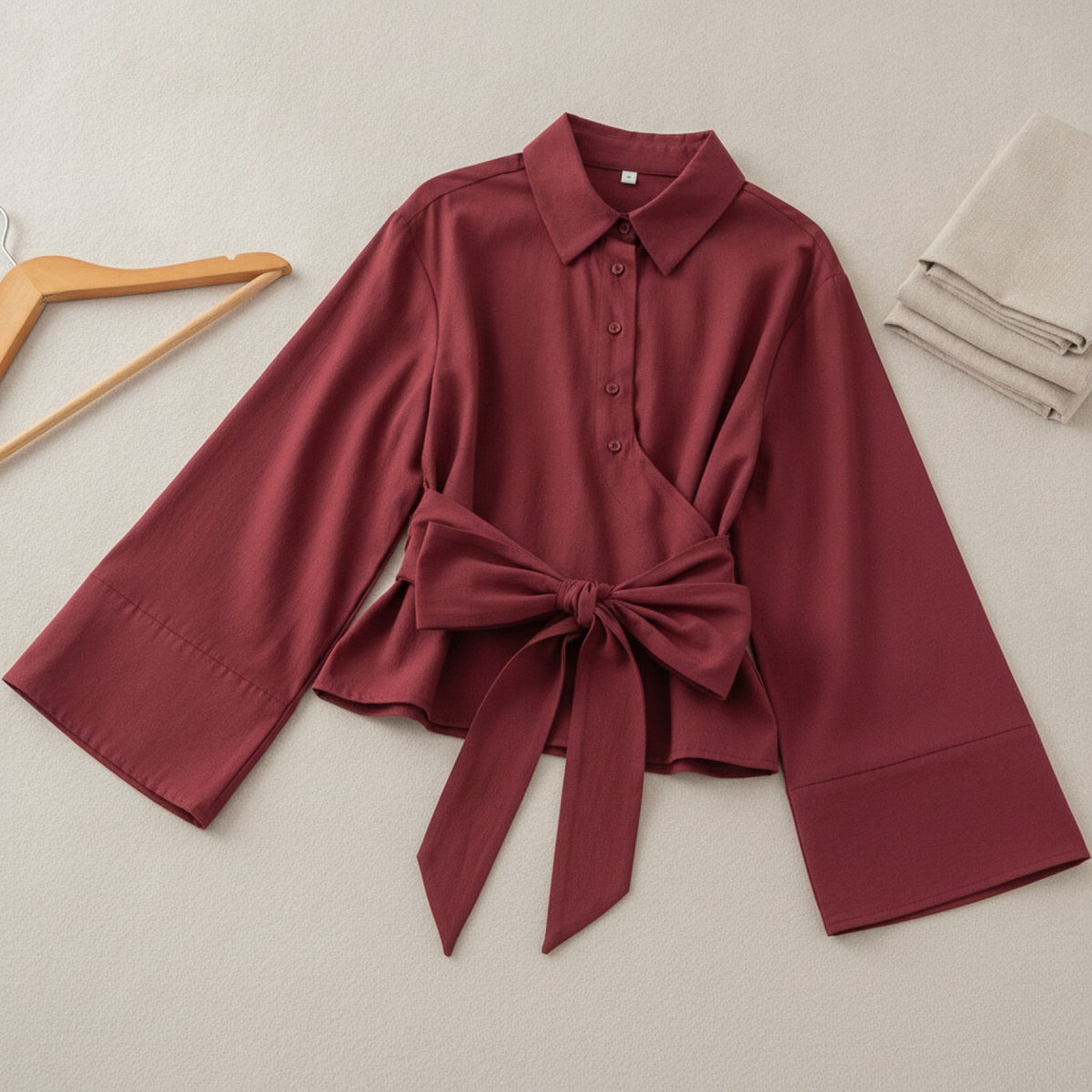 Kimono Chemise Femme Longue Manches, Style Casual Chic