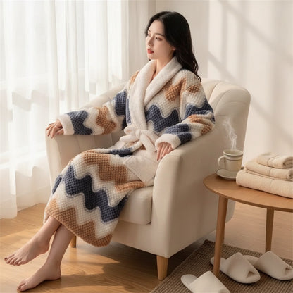 Kimono Peignoir Polaire Femme - Confortable et Chaud