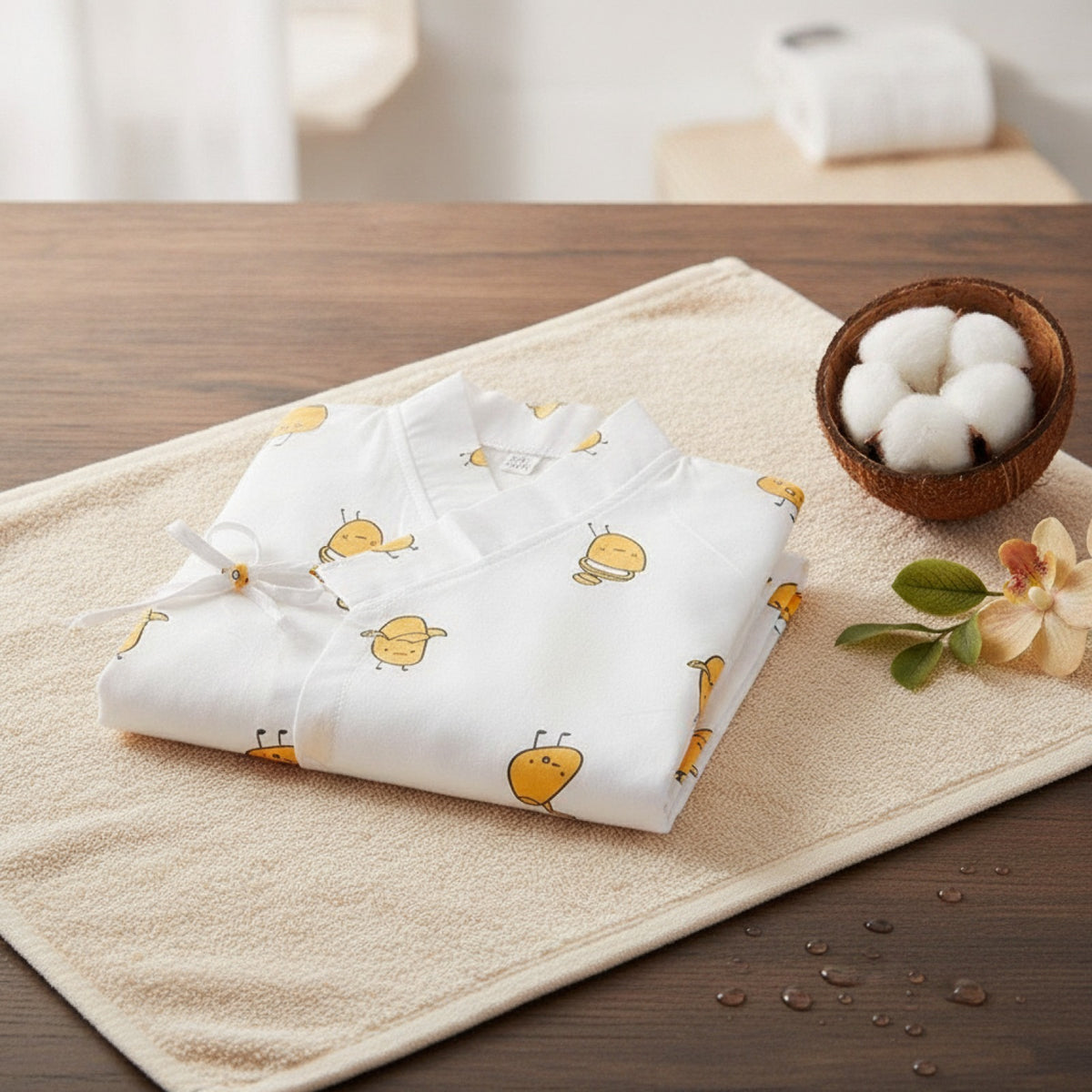Pyjama Kimono Bébé Mixte en Coton Respirant - Collection Été Kids Tales