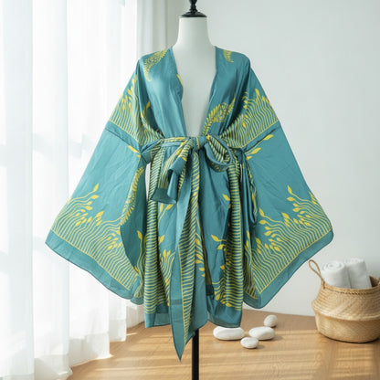 Kimono Court Femme Style Africain Léger - WINNIE kaftan