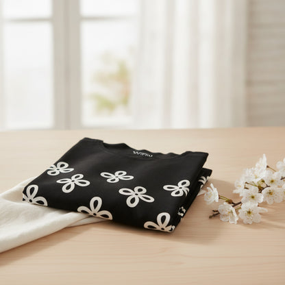 Kimono Court Wifru Mixte Polyester Manches Trois-Quarts