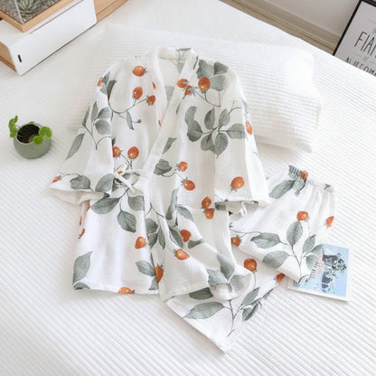 Pyjama Pantalon 3/4 Femme en Coton - Confort et Style CLOUD COTTON STORY