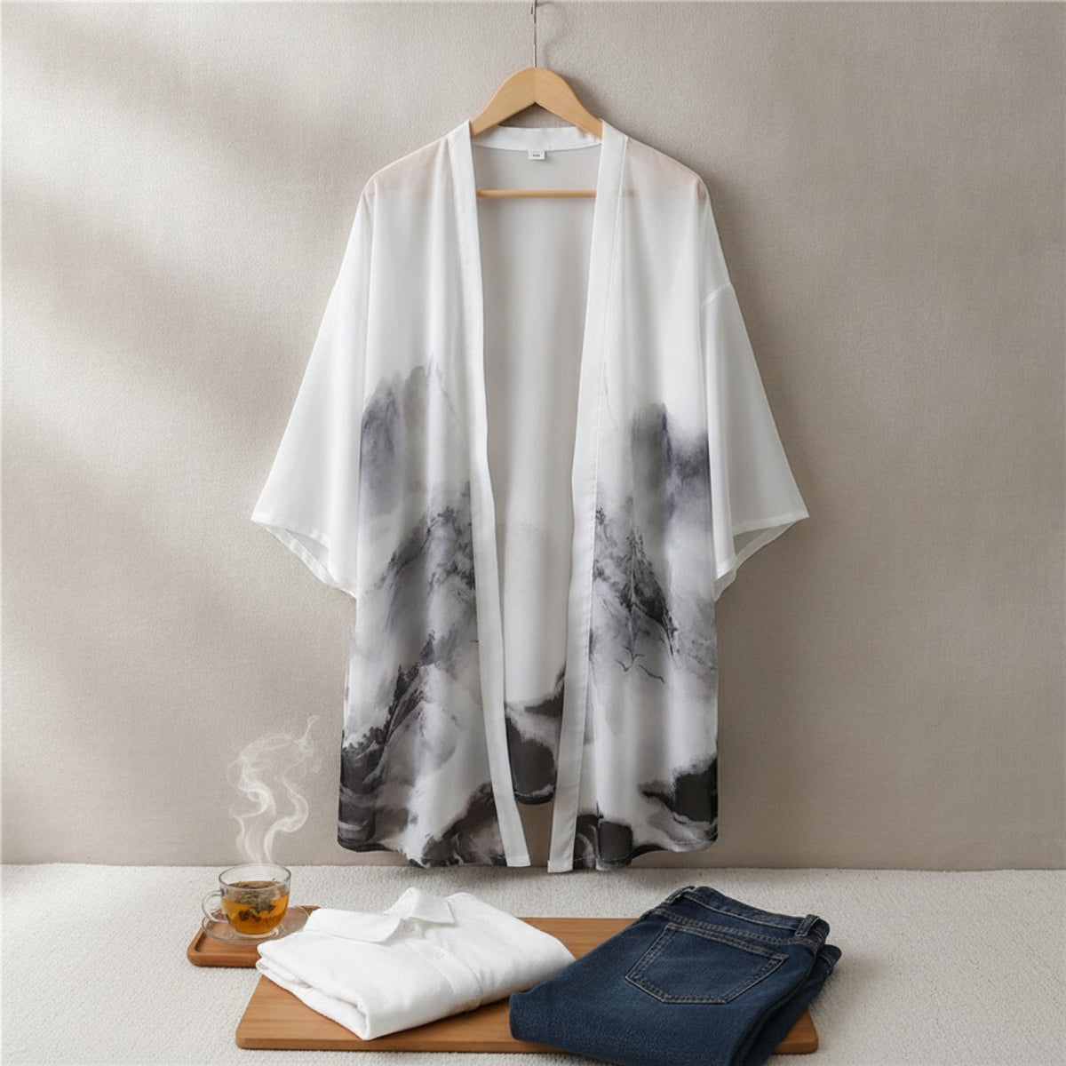 Kimono Court Style Asiatique Polyester Femme EASTQUEEN